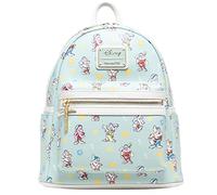Loungefly Women's Disney Snow White and the Seven Dwarfs Green Double Strap Shoulder Bag Purse