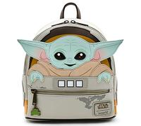 Loungefly Women's Star Wars Mandalorian Child Baby Yoda Cradle Mini Backpack Craddle, Multi, One Size