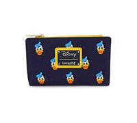 Loungefly x Disney Donald Duck All-Over Print Embroidered Canvas Zip Wallet
