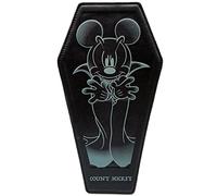 Loungefly X LASR Exclusive Disney Count Mickey Coffin Convertible Crossbody Bag - Cute Backpacks Festival Backpack Goth Fashion Disneybound