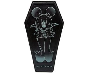 Loungefly X LASR Exclusive Disney Count Mickey Coffin Convertible Crossbody Bag - Cute Backpacks Festival Backpack Goth Fashion Disneybound