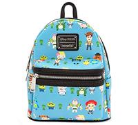 Loungefly x Toy Story Chibi Characters Allover-Print Mini Backpack, Blue, One Size, Modern