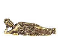Lounger Buddha Statue - Peaceful Sleeping Buddha, Detailed Zen Garden Figurine, Mystical Buddha Art with Elegant Calming Presence, Serene Home Decor Gives Aesthetic Attraction