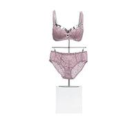 Lounka Lingerie Display Stand,Underwear Suit Display Rack,Bra Lace Bralette Hanger Tank Tops Rack,Female Bust Model Props Shelf for Boutiques,Retail,Online Clothing Business (Color : C)