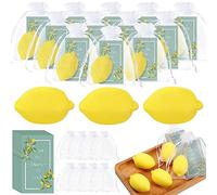 Lounsweer - 20 x Lemon Soap for Wedding, Mini Lemon Soap for Hen Party, Natural Lemon Soap
