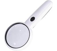 Loupe Handheld 5/12times Handheld Magnifying Glass With 2 Led Lights For Reading Inspection Exploring Money Detector Magnifier ziyu interesting