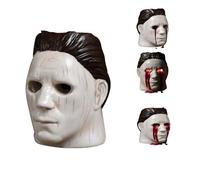 LOUPKC Michael Myers Candle Holder, 2024 New Michael Myers Candle,Mich Myers Statue with Bleeding Eyes Decor Halloween Red Candle Horror Holder Decorations Party Candlestick Merchandise(Without Candle