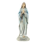 Lourdes Apparition Statue - Veronese Resin 8 Inch Statue