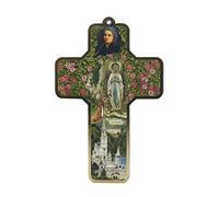 Lourdes Appearance Cross 17 cm