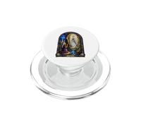 Lourdes Virgin Mary Apparition Cathedral Mosaic Artwork PopSockets PopGrip for MagSafe