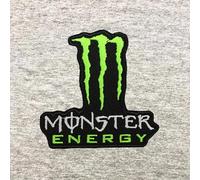 Lousãtextil Monster Energy Embroidered Patch (1, Polyester, 3x3 inches) , Durable, Washable, Sewing Mounting