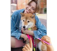 Lousrion Personalized Photo Diamond Painting - Custom DIY Diamond Art Kit, Make Your Own Painting of Family & Pets, Home Wall Decor(7.87x11.8inch/20x30cm)