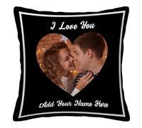 Lousrion Personalized Photo Pillowcase - Custom Throw Pillow for Memorial Photos - Perfect for Birthdays, Christmas, Anniversaries, Mother’s/Father’s Day