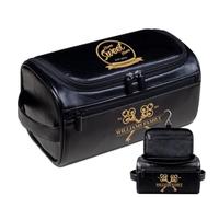 Lousrion Personalized Shaving Kit for Men, Custom Leather Toiletry Bag, Gifts for Dad, Husband, Boyfriend, Son, Christmas, Father's Day