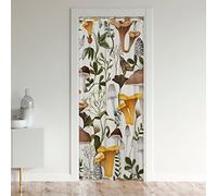 Loussiesd Cute MushDecor Closet Door Cover Curtain 106x203cm Cartoon Mushrooms Door Curtain for Doorway Privacy Kawaii Fungus Room Divider Curtain Cover Wild Mushroom Stuff Window Treatments