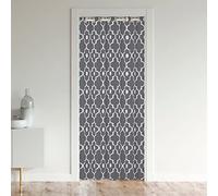 Loussiesd Gray Morocco Pearl Doorway Curtains Privacy Modern Closet Door Curtain for Bedroom 30%-50% Blackout Room Darkening Thermal Insulated Curtain Drape for Doors Windows 106x203cm 1 Panel