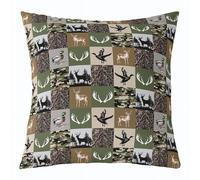 Loussiesd Mallard Duck Throw Pillow Covers 1 Pcs Camouflage Deer Hunting Decorative Pillowcase Tree Branches Cushion Covers for Sofa Couch Bed Wild Animal Farmhouse Cushion Case 50x50cm