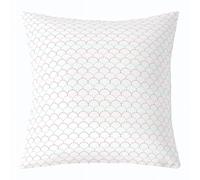 Loussiesd Mermaid Pattern Throw Pillow Covers 1 Pcs Circle Round Cushion Case Cartoon Decor Pillowcase Kawaii Indoor Outdoor Super Soft 60x60cm