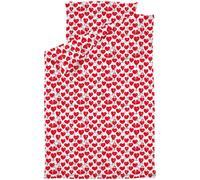 Lousy Livin Bedlinen Bedding "Valentines" White/Red Liebe Love 140x200 Cm