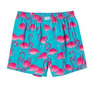 Lousy Livin Boxer Shorts Flamingos Turquoise Black White Underwear