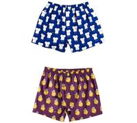 Lousy Livin Boxershorts Lousy 2Pack Toast & Lemon Royal/Purple Underwear Men