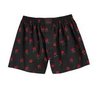 Lousy Livin Boxershorts Roses Black / Red Underwear by Clepto Boxers