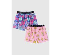 Lousy Livin - Butterfly & Pink Banana Pack Of 2 - Boxershorts - multicolored - XL - 100% Organic Cotton XL
