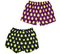 Lousy Livin Check Dots Toast Lemon Boxer Shorts 2er Plaid Underpants Boxer Short