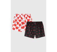 Lousy Livin Boxer Shorts Rose & Valentines 2 Pack Romantic Hearts Roses Love 2er