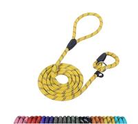 Loutep Slip Lead For Dogs-1.5m Long Rope Dog Leash With Reflective Stitching Slip On With No Collar Or Harness Needed Anti-Choke Dog Slip Lead Ideal For Small Puppy Large & Medium Dogs Training