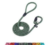 Loutep Slip Lead For Dogs-1.5m Long Rope Dog Leash With Reflective Stitching Slip On With No Collar Or Harness Needed Anti-Choke Dog Slip Lead Ideal For Small Puppy Large & Medium Dogs Training