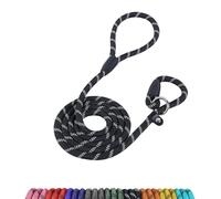 Loutep Slip Lead For Dogs-1.8m Long Rope Dog Leash With Reflective Stitching Slip On Easily With No Collar Or Harness Needed Anti-Choke Dog Slip Lead Ideal For Small Puppy Large & Medium Dogs Training