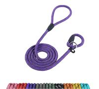 Loutep Slip Lead For Dogs-1.8m Long Rope Dog Leash With Reflective Stitching Slip On Easily With No Collar Or Harness Needed Anti-Choke Dog Slip Lead Ideal For Small Puppy Large & Medium Dogs Training
