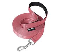 Loutep Training Lead for Dogs 3m 5m 10m 15m 20m 25m 30m Strong Nylon Rope Extra Long Line Dog Lead Leash with Padded Handle for Large Medium Small Puppy Recall Pet Walking Obedience Outdoor Play