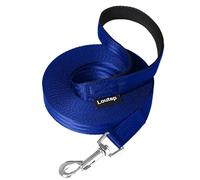 Loutep Training Lead for Dogs 3m 5m 10m 15m 20m 25m 30m Strong Nylon Rope Extra Long Line Dog Lead Leash with Padded Handle for Large Medium Small Puppy Recall Pet Walking Obedience Outdoor Play