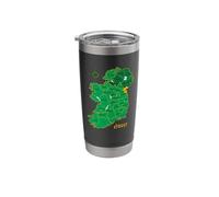 Louth Ireland Eire Irish Travel Guide Map Stainless Steel Insulated Tumbler