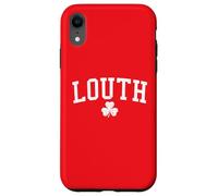 Louth Ireland St Patricks Day Retro Distressed Shamrock Case for iPhone XR