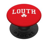 Louth Ireland St Patricks Day Retro Distressed Shamrock PopSockets Adhesive PopGrip