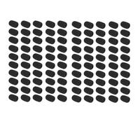 Louttary 100PCS Foam Microphone Windscreen Mini Size Lapel Headset Mic Foam Covers for Headset Microphone 36x 16x 5mm