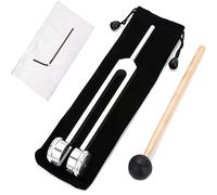 Louttary 128 Hz Tuning Fork Weighted -Acoustic Tuning Fork for Therapy 128 Hz Acoustic Slider Tuning Fork