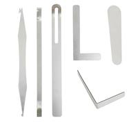 Louttary 6-Piece Set Saxophone Repair Tool Wind Music Repair Spring Needle Hook Saxophone Cover Tuning Si Sound Cover Tuning Sound Hole Repair E Pliers