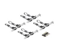 Louttary Mini PCI Express 8 Ports Serial Card RS232 COMDB9 Multi Serial Port Industrial Control Machine Controller Card