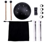 Louttary Outdoor Garden Rain Drum,Chakra Rain Drum, Tongue Drum Rain Bell,Outdoor Musical Instrument,Tranquil and Charming Garden