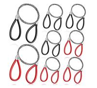 Louttary Pack of 8 PVC pipe cable saws, stainless steel wire saws, PVC pipe , handbag cord, PVC pipe cutting tool for camping