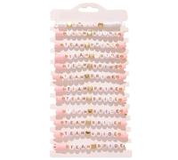 louuuou 12 PCS Team Bride Bracelets Set, Bridesmaid Gift Easy to Wear Beautiful and Durable, Hen Party Bracelets Suitable for Bridesmaid Teams Brides Weddings Bachelorette Parties Gifts