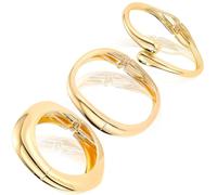louuuou 3 PCS Gold Bangles for Womens Set, Chunky Bangles, Gold Jewellery for Women Adjustable opening chunky gold bracelet Suitable for Wedding Parties Activities Daily Wear