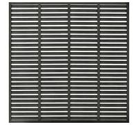 Louver Fence Outdoor Garden Replacement Fence Panel Privacy Barrier WPC vidaXL