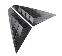 Louver Shutter Trim Fit For MG5 2021-2026 Window Shutter Cover Sun Shade Protective Accessories Car Rear Louver Spoiler Trim Decoration(Black)