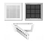 Louvered Access Panel, Aluminum Alloy Loered Vent Grille Cover Access Panel Multiple Sizes(22x26in-55x65cm)