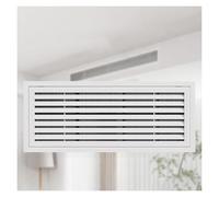 Louvered Access Panel, Ceiling Wall Vent Access Panel for Drywall with Snap-on Switch ABS Plastic Multiple Sizes(350x350 mm)